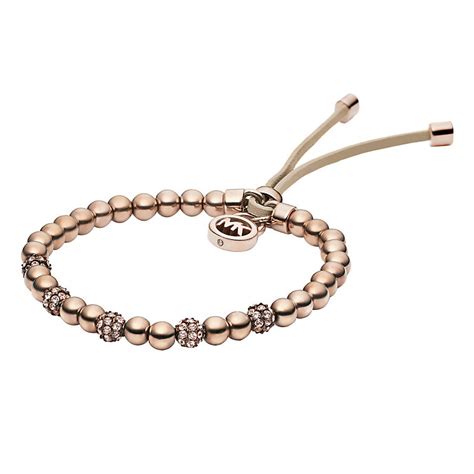 michael kors gold bead bracelet|michael kors bracelet with diamonds.